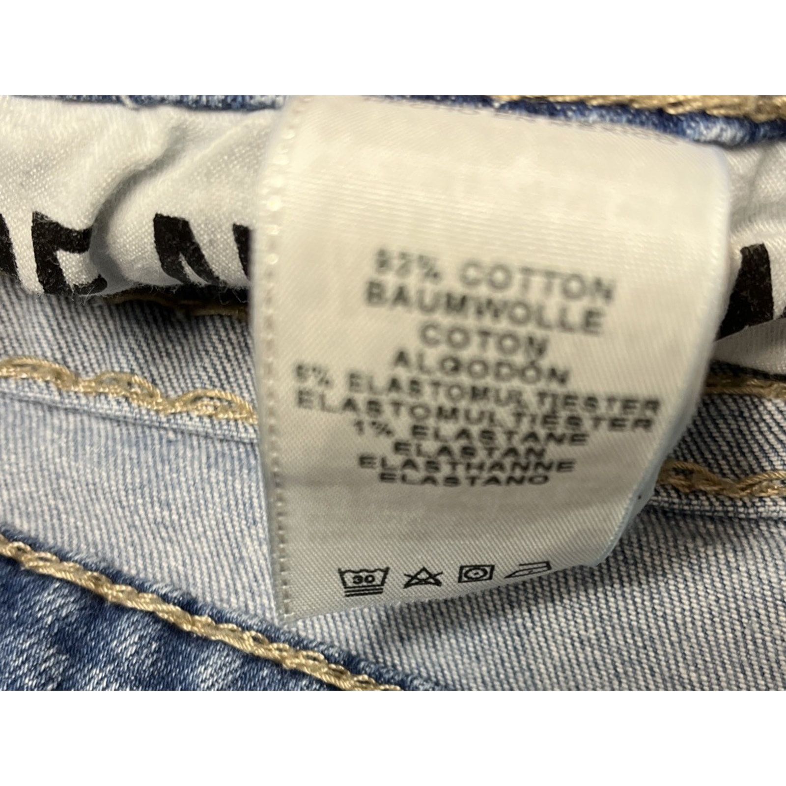 True Religion Mens 40 X 34 True Religion Geno Super T with Flap Jeans Size US 40 / EU 56 - 5 Thumbnail