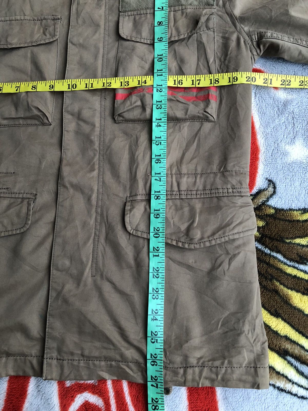 291295=Homme Vintage 291295 Homme Style Militiry Jacket Size US M / EU 48-50 / 2 - 9 Thumbnail