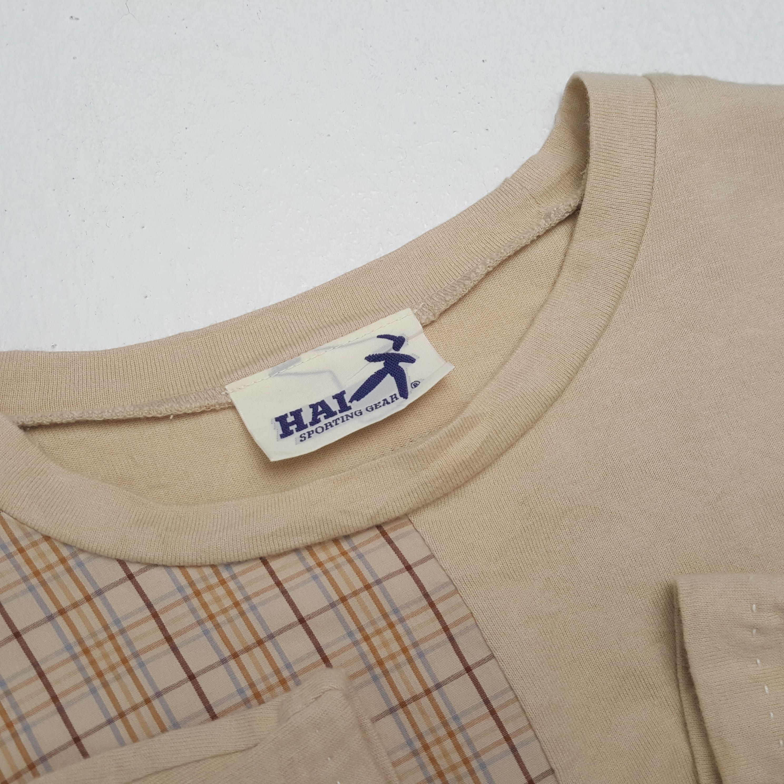 Hai Sporting Gear × Issey Miyake × Vintage HAI SPORTING GEAR Designer Brand ISSEY MIYAKE Tshirt Size US L / EU 52-54 / 3 - 10 Thumbnail