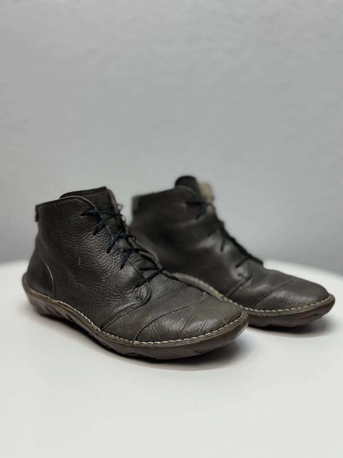 Guidi Vintage Trippen Boots ankle Leather Western Margiela Style Size US 7.5 / EU 40-41 - 2 Thumbnail