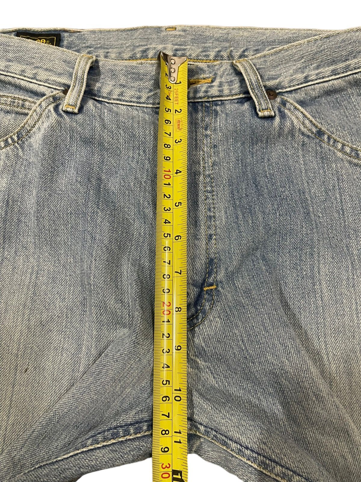 Lee Vintage 90s Lee Riders Blue Wash Distressed Style Jeans Size US 30 / EU 46 - 19 Thumbnail
