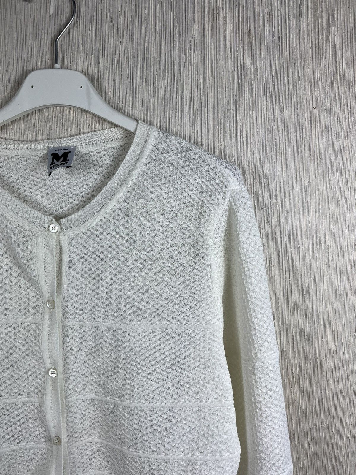Missoni Missoni knitted striped sweater cardigan button up luxury Size L / US 10 / IT 46 - 3 Thumbnail