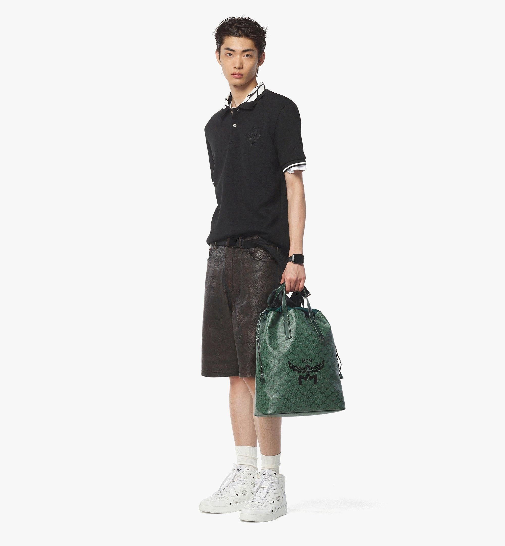 MCM o1mt1gz0225 Size: OS / Himmel Drawstring Backpack in Green Size ONE SIZE - 2 Thumbnail