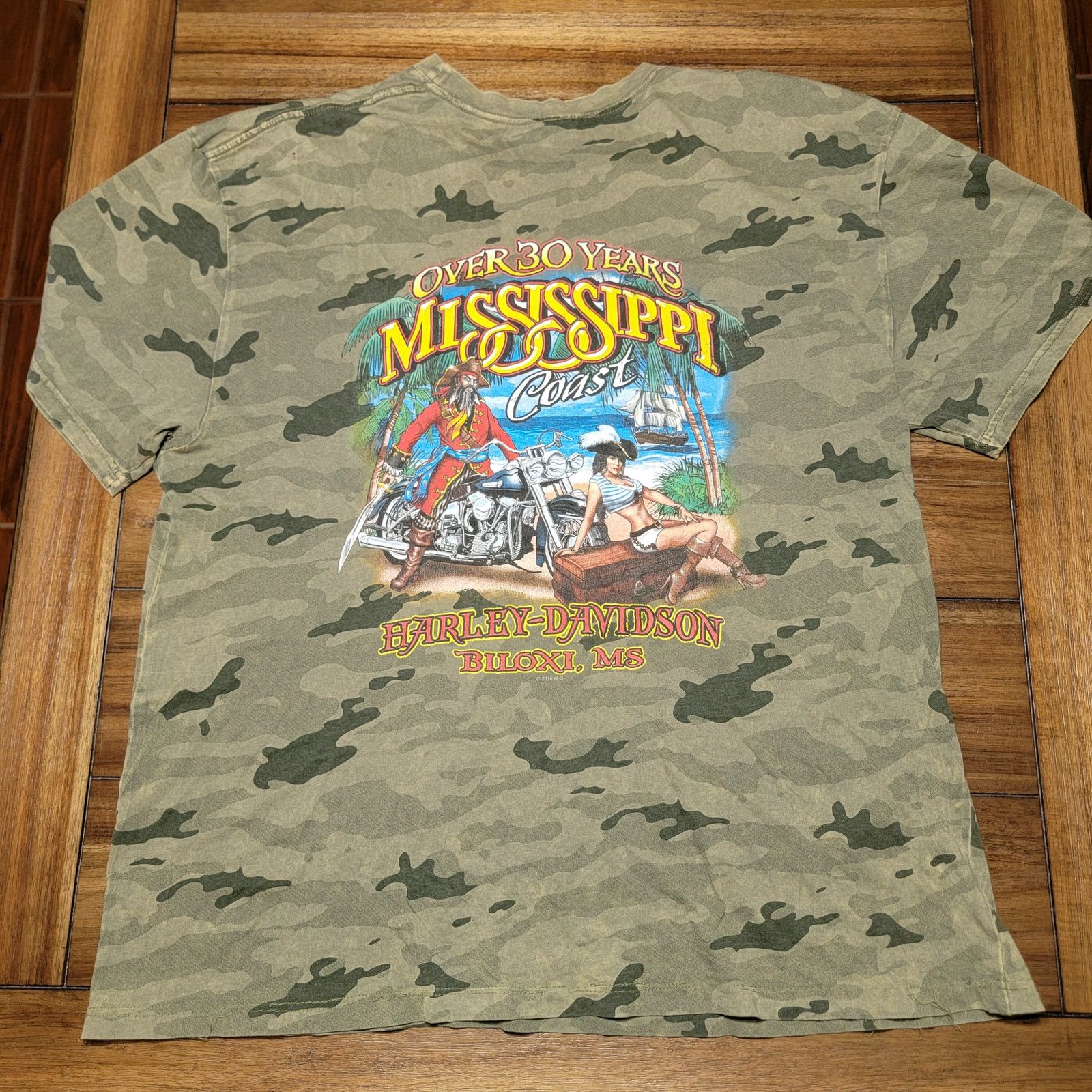 Harley Davidson Harley-Davidson Unisex Tee "HD Biloxi, MS Over 30 Years" -XL Size US XL / EU 56 / 4 - 3 Thumbnail