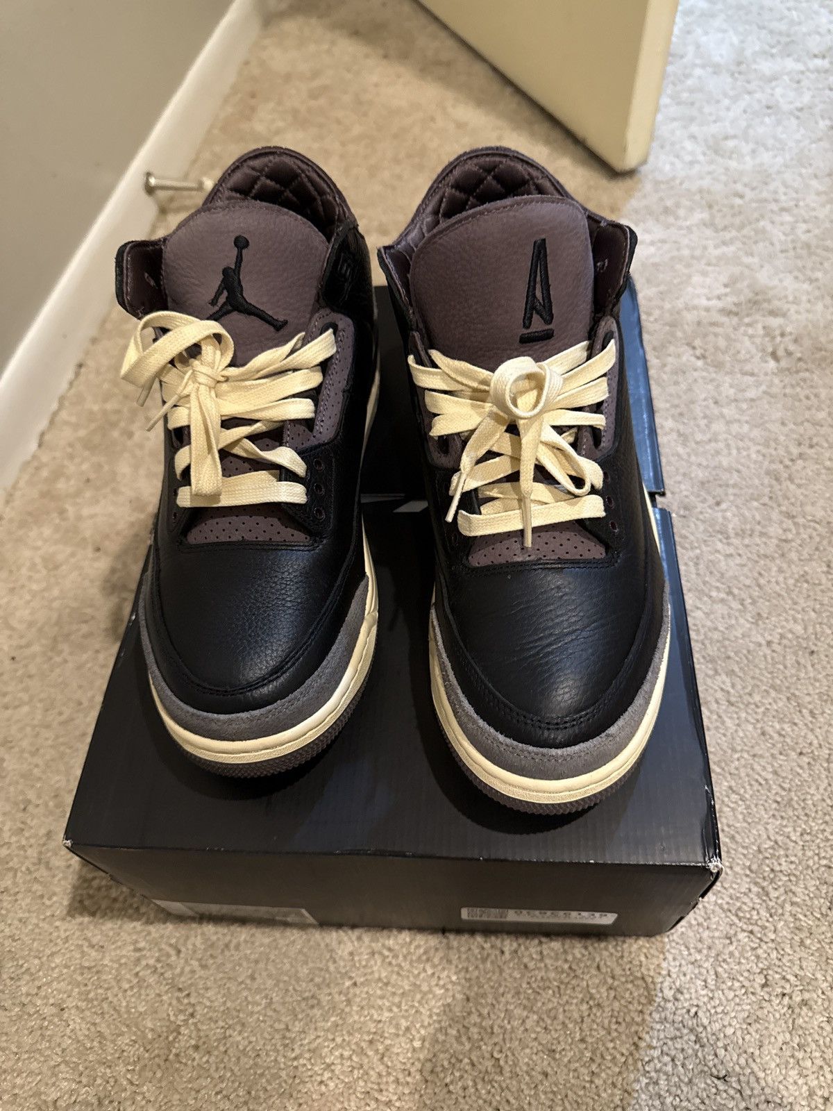 Jordan Brand × Nike Jordan 3 A ma maniere Size US 11.5 / EU 44-45 - 6 Thumbnail