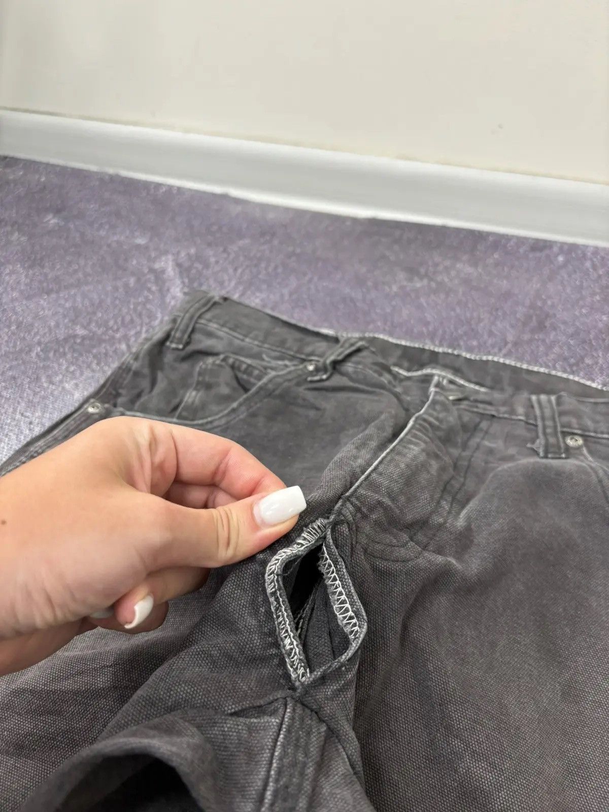 Dickies × Vintage Vintage Dickies Y2K American Hype Work Carpenter Baggy Pants Size US 32 / EU 48 - 10 Thumbnail