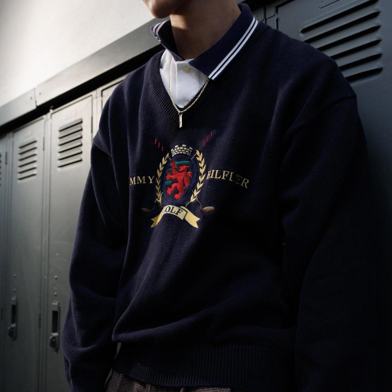 Tommy Hilfiger Vintage Tommy Hilfiger Golf Sweater Size Large Size US L / EU 52-54 / 3 - 3 Thumbnail