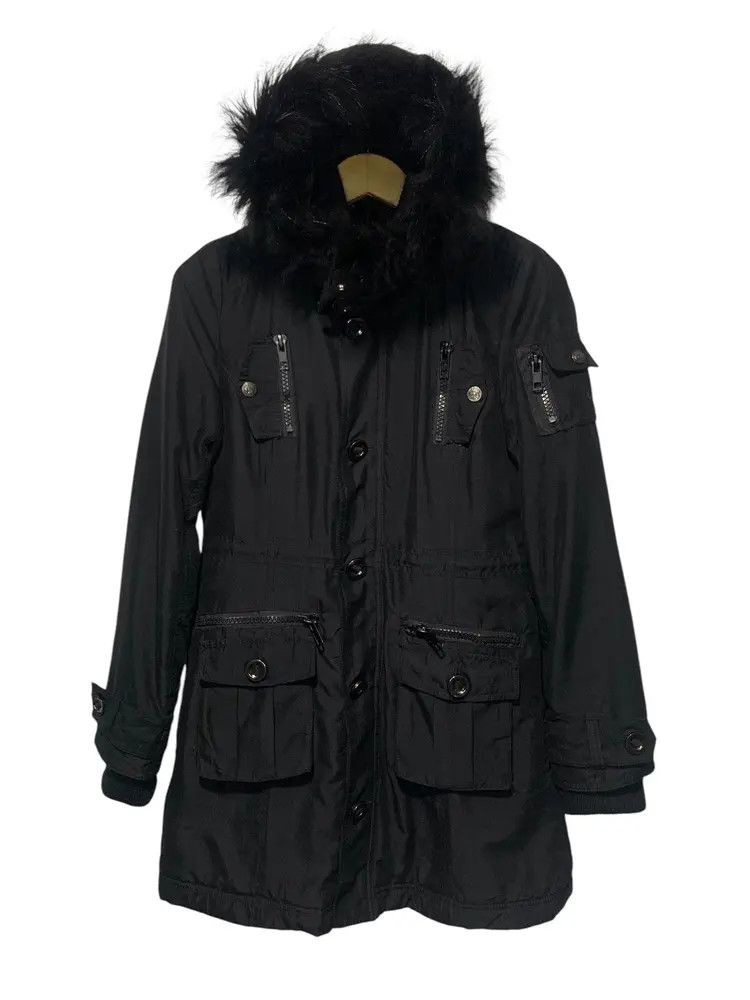 Alpha Industries Alpha Industries raccoon fur cargo jacket punk LBG style Size US M / EU 48-50 / 2 - 1 Thumbnail