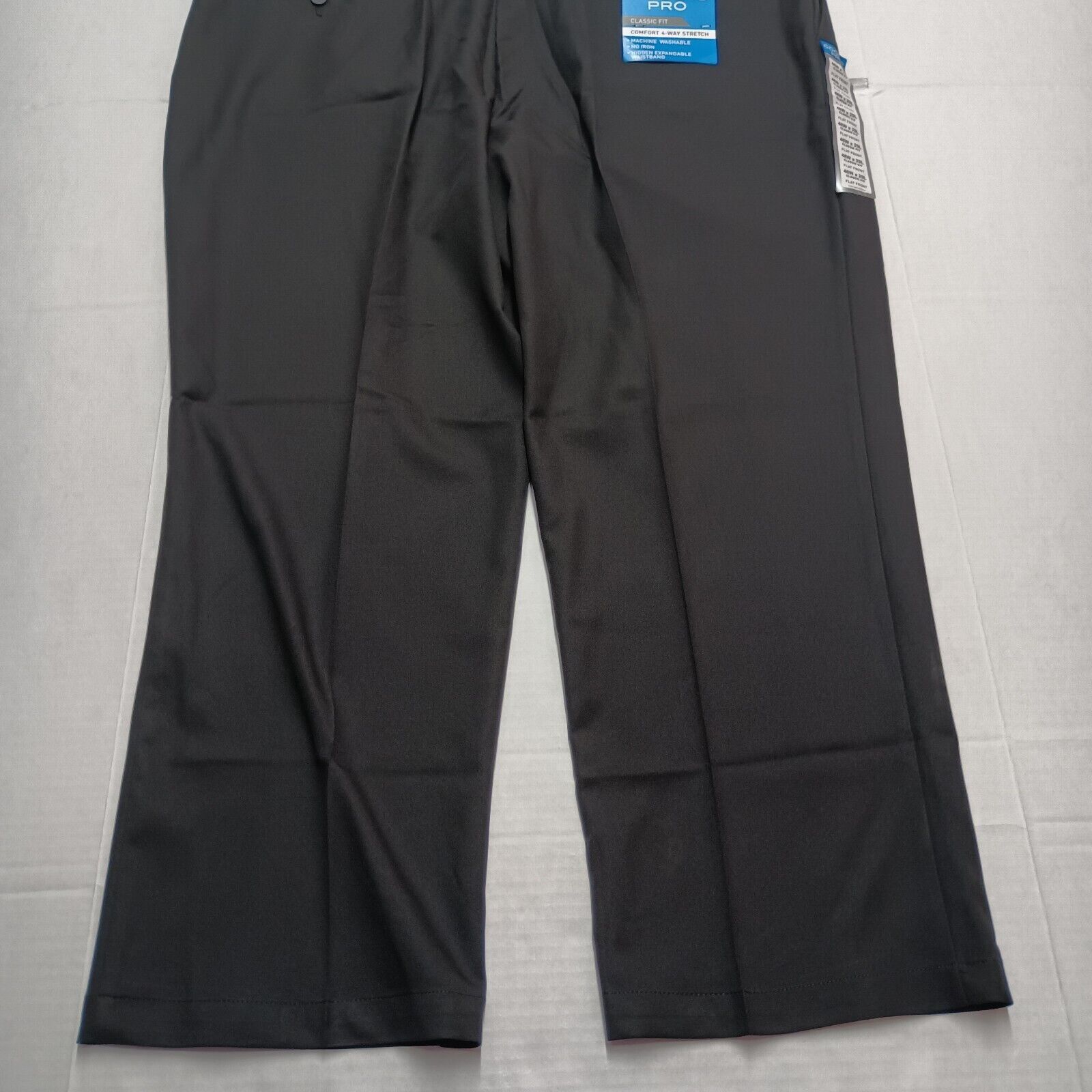 Haggar Haggar Cool 18 Pro Classic Fit Pants Men's 46x29 Black Size US 44 / EU 60 - 6 Thumbnail