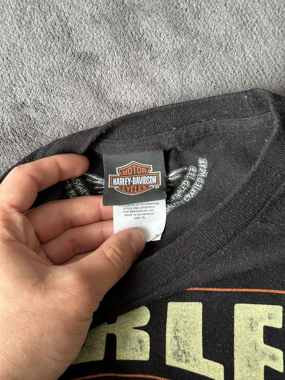 Band Tees × Harley Davidson × Vintage Vintage Harley Davidson Canada Bears Tee Size US XL / EU 56 / 4 - 7 Thumbnail
