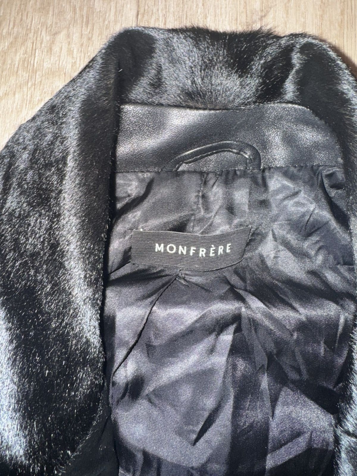 MONFRERE Monfrère Blake Noir Pony Hair Hair-On Calfskin Moto Jacket Size US S / EU 44-46 / 1 - 2 Thumbnail