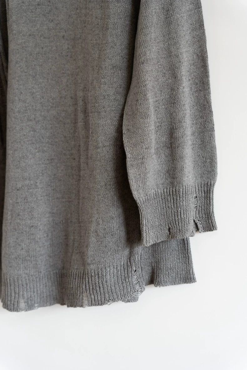 Yohji Yamamoto Yohji Yamamoto 21ss Destruction Cutout Knitted Sweater 2506 Size US L / EU 52-54 / 3 - 6 Thumbnail
