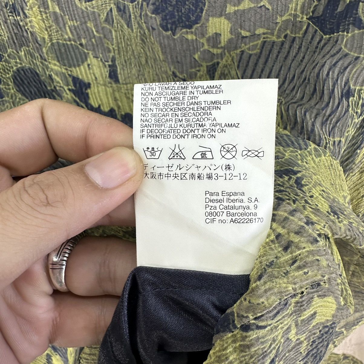 Diesel Diesel Sheer Silk Asymmetrical Cape/Skirt Size ONE SIZE - 16 Thumbnail
