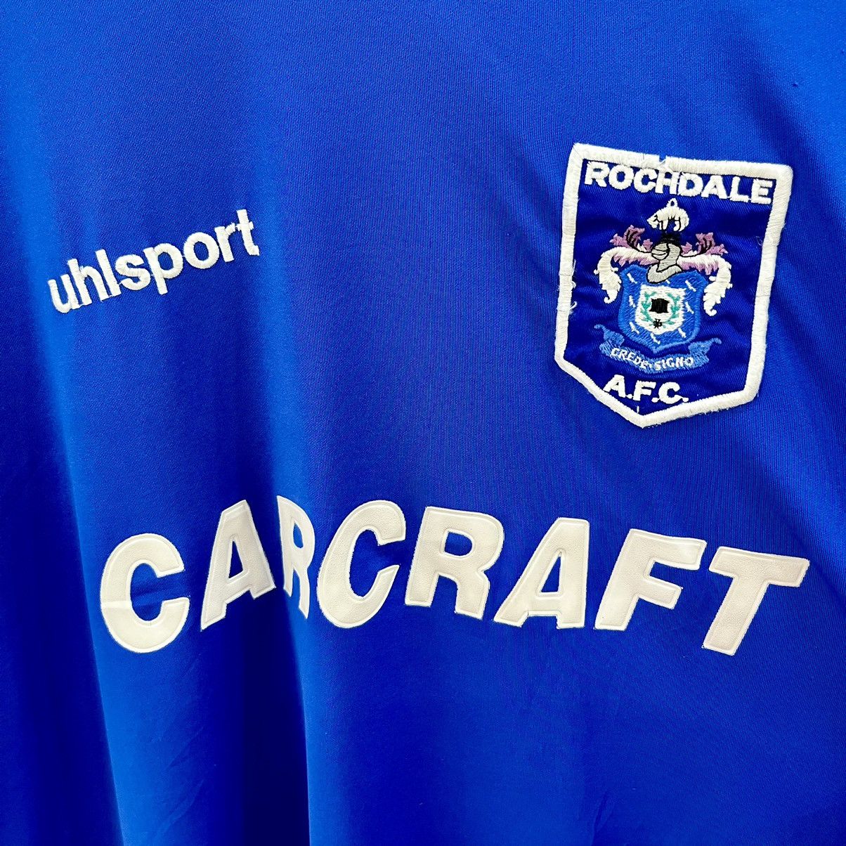 Vintage Vintage Camiseta Rochdale AFC 1998-00 Uhlsport Jersey - L/XL Size US XL / EU 56 / 4 - 3 Thumbnail
