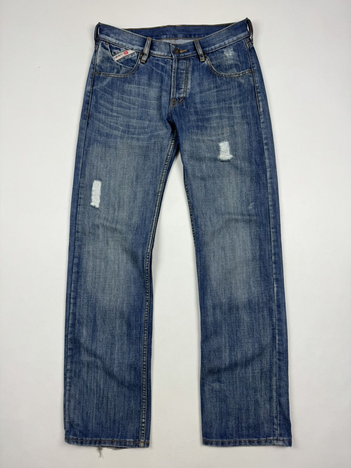 Diesel Y2K Vintage Diesel Cardiel Ripped Blue Jeans Made in Italy Size US 32 / EU 48 - 3 Thumbnail