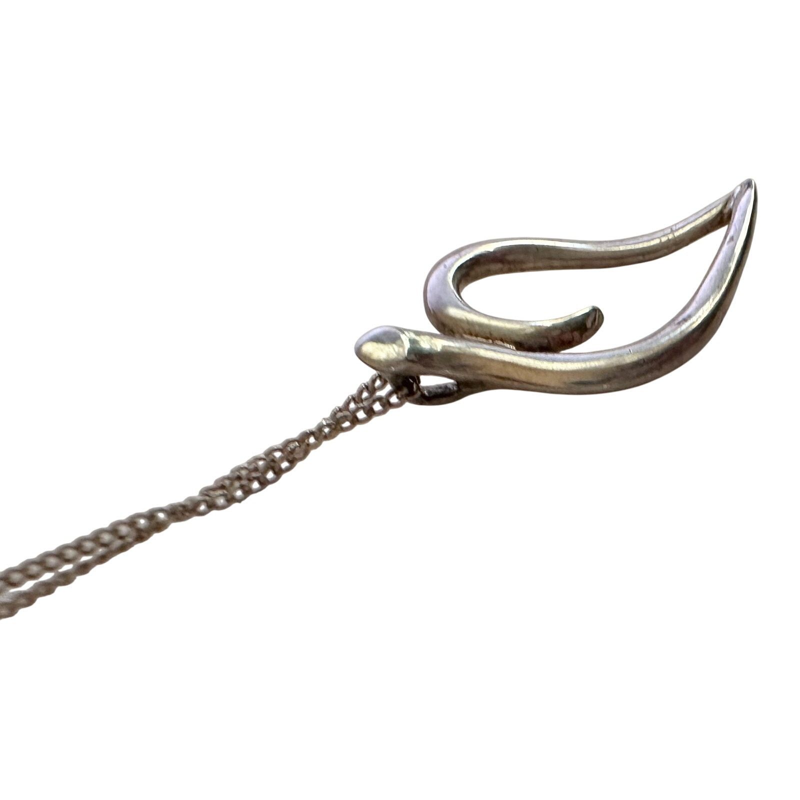 Tiffany & Co. Tiffany & Co Sterlilng Open Leaf Necklace Size ONE SIZE - 5 Thumbnail