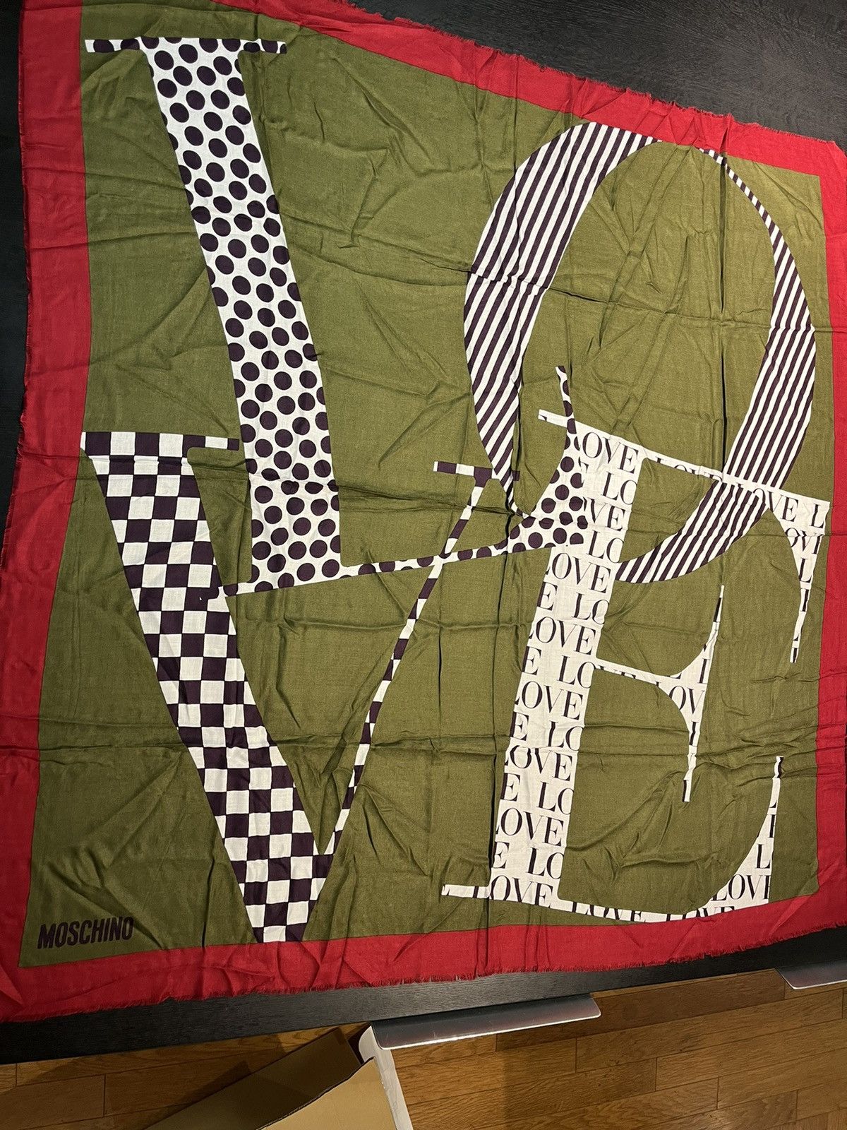 Moschino Moschino Wool Scarf Vintage 90’s Made in Italy Size ONE SIZE - 1 Thumbnail