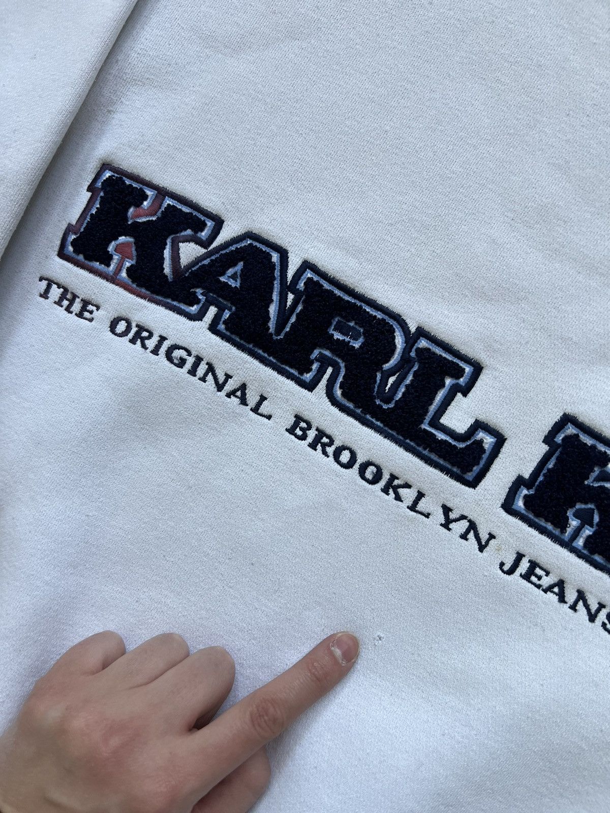 Karl Kani Sweatshirt Karl Kani Big Logo Vintage 90’s Boxy Fit 63x61 cm Size US L / EU 52-54 / 3 - 6 Thumbnail