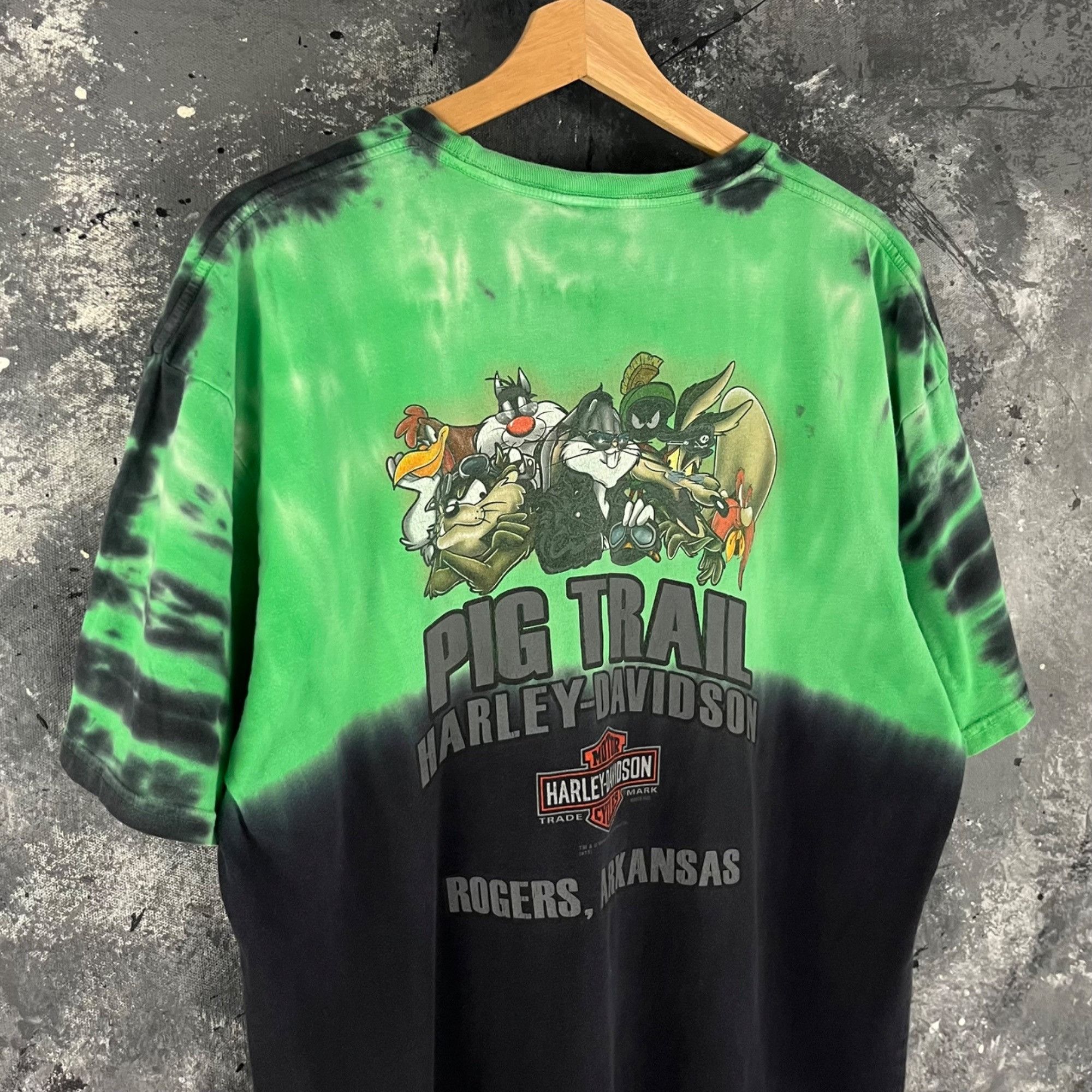 Harley Davidson × Vintage × Warner Bros Harley Davidson Looney Toons shirt Size US L / EU 52-54 / 3 - 4 Thumbnail