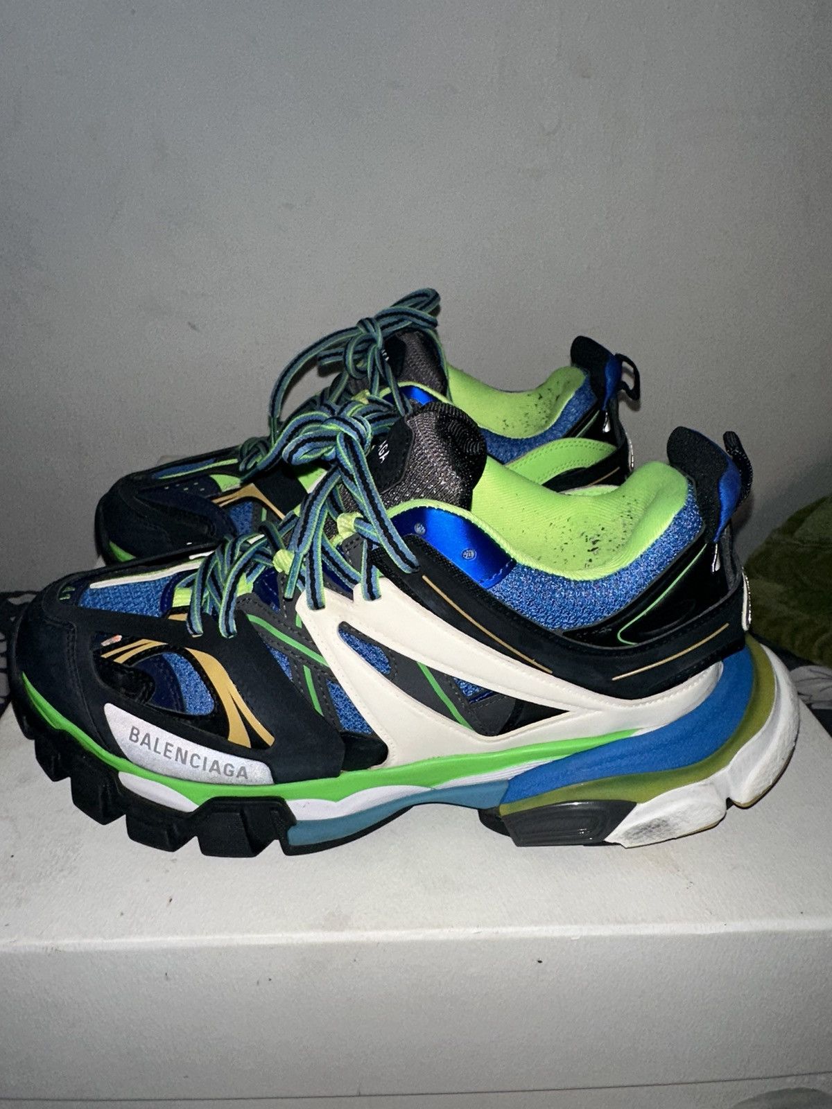 Balenciaga Balenciaga Track Sneaker 'Black Blue' Size US 8 / EU 41 - 4 Thumbnail