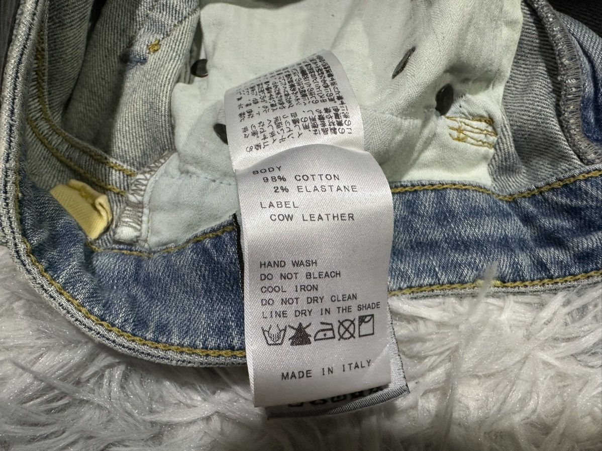 R13 🔥R13 Boy Skinny Denim Distressed Patchwork Size US 31 - 13 Thumbnail