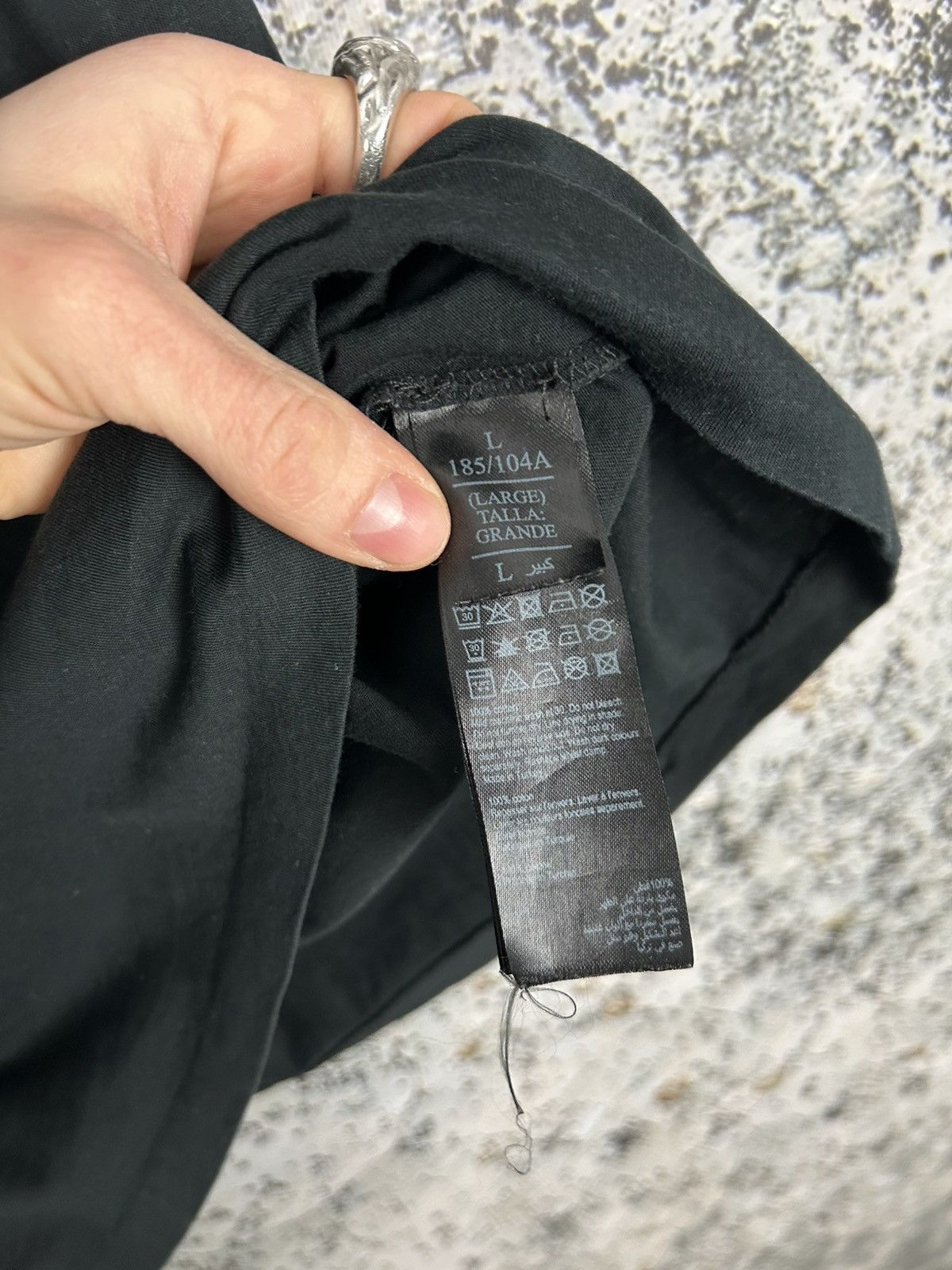 Allsaints × Designer Allsaints Basic Logo Tee Black Streetwear Designer Hype Size US L / EU 52-54 / 3 - 5 Thumbnail