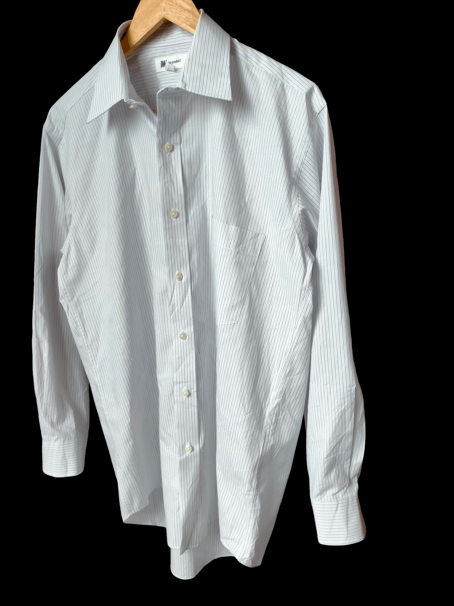 Issey Miyake Issey Miyake Im Product Office Shirt Stripe White Button ups Size US M / EU 48-50 / 2 - 3 Thumbnail