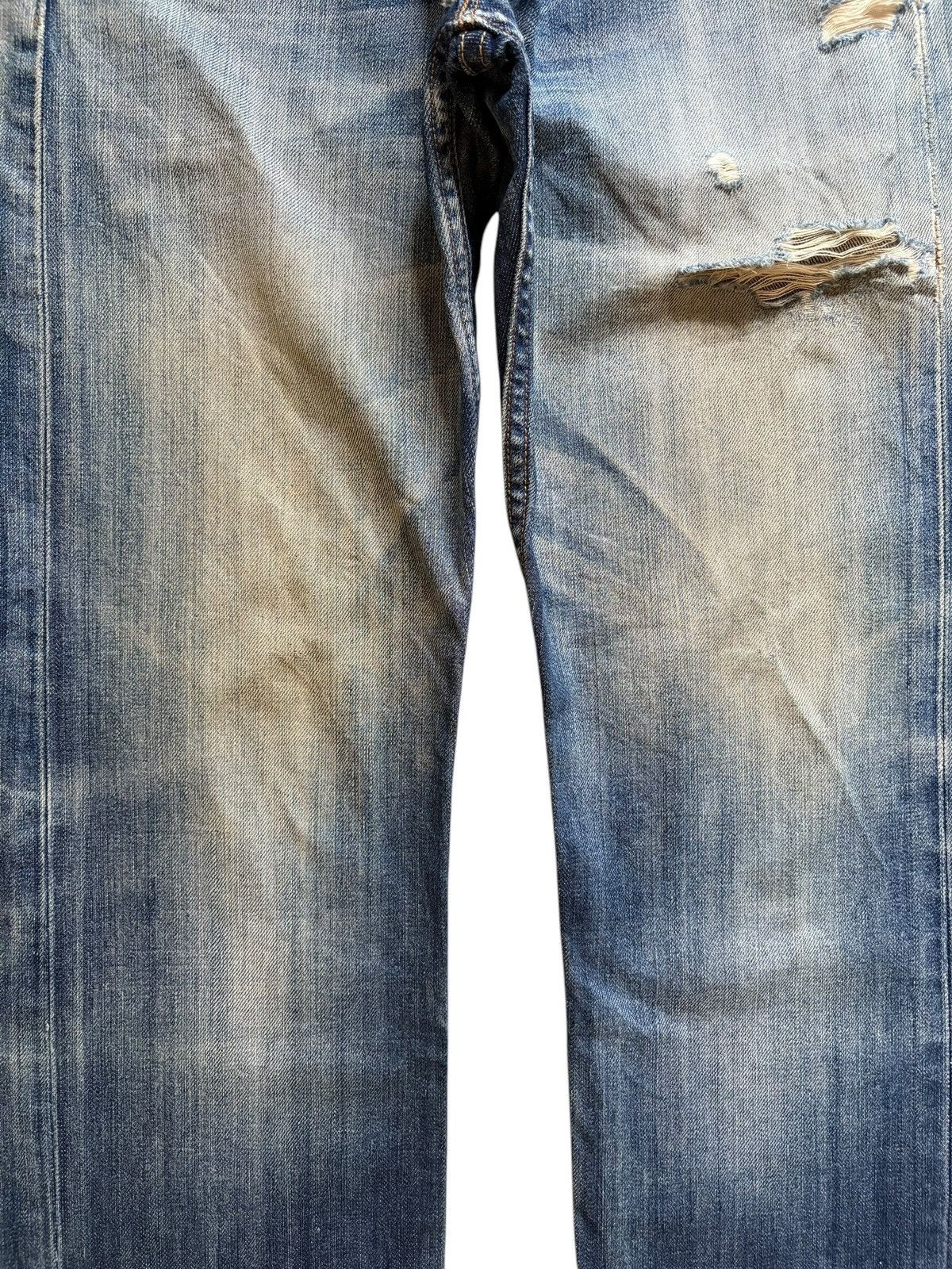 Levi's Vintage Levis 503 Mud Wash Distressed Baggy Jeans Size US 29 - 5 Thumbnail