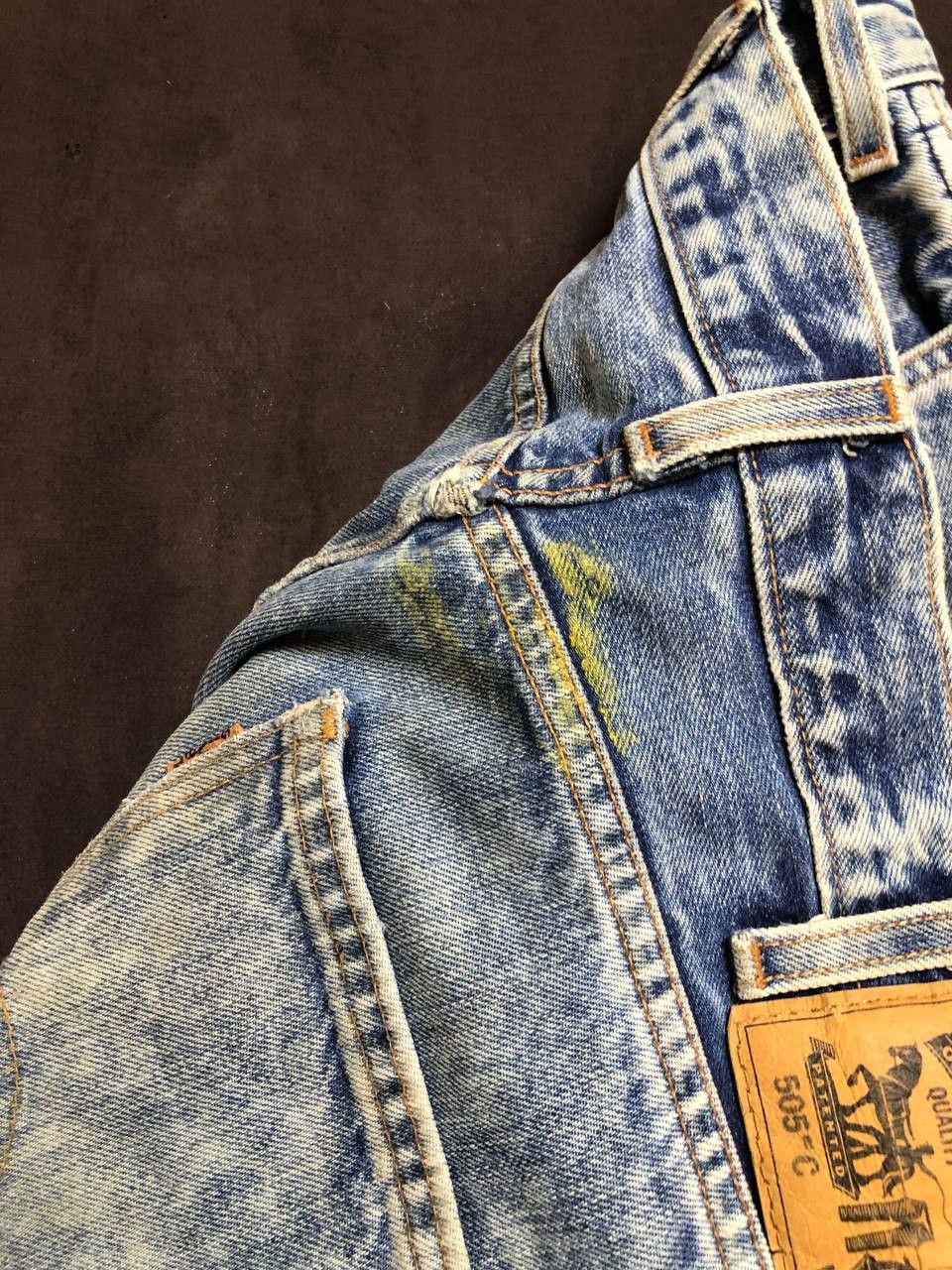 Levi's Vintage Levi's 505 Acid Wash Boot Cut Jeans Size US 32 / EU 48 - 17 Thumbnail