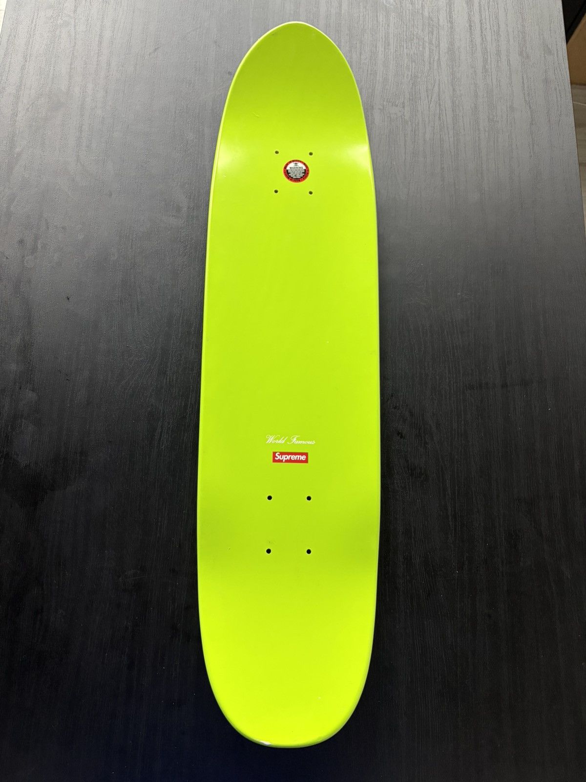 Supreme Supreme Motion Logo Cruiser Skateboard Deck Lime Size ONE SIZE - 3 Thumbnail