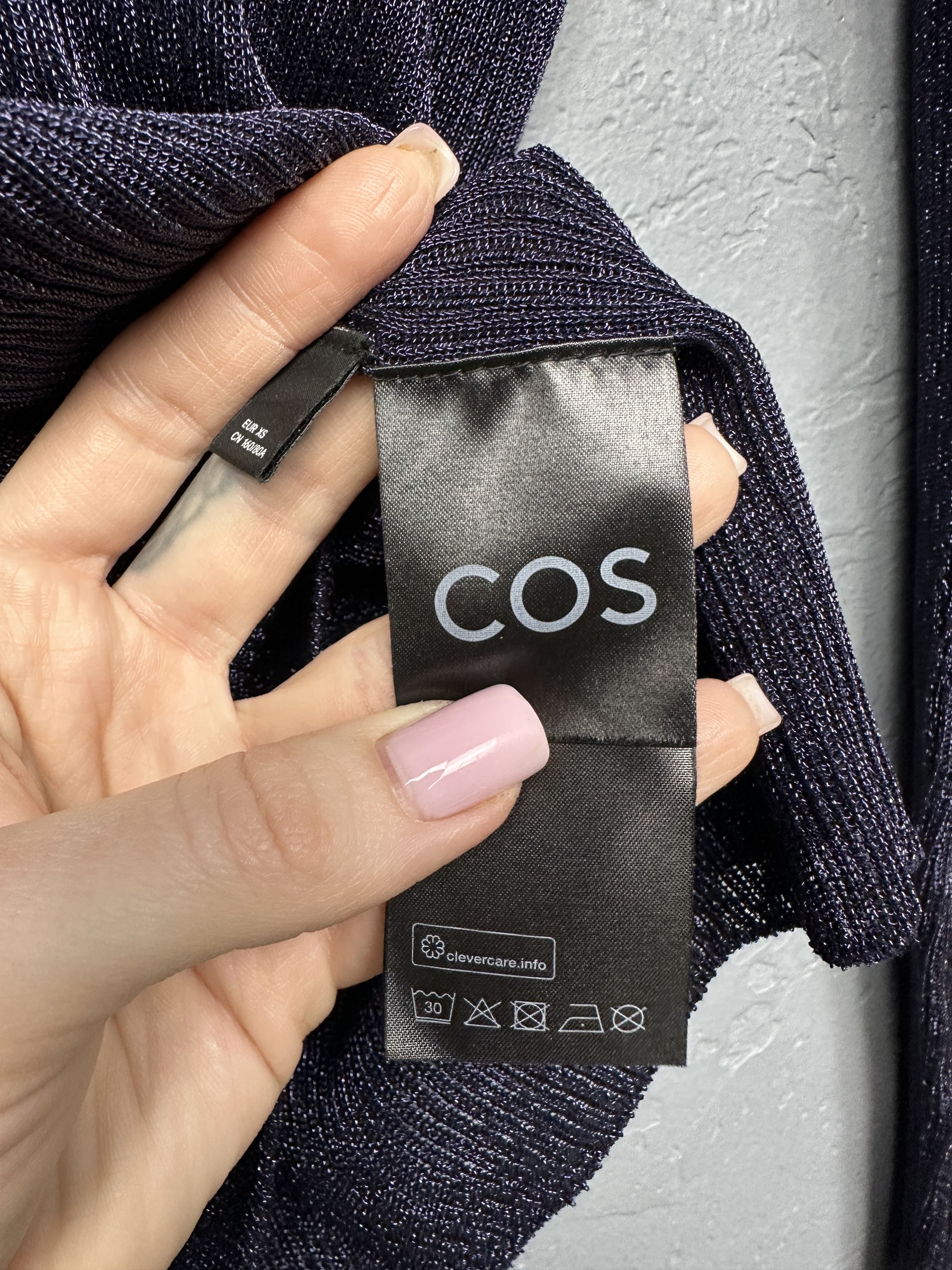 Cos COS Womens Avant Garge Metallised Fibre Knit Sweater Size XS / US 0-2 / IT 36-38 - 5 Thumbnail