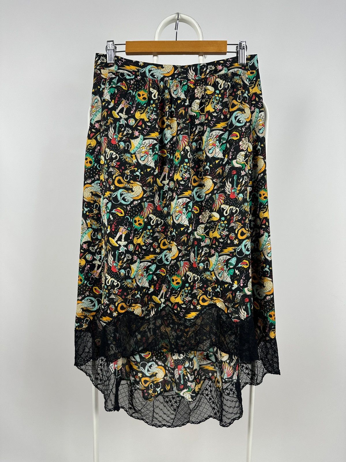 Zadig & Voltaire Joslin Plisse Party Circus Midi Skirt