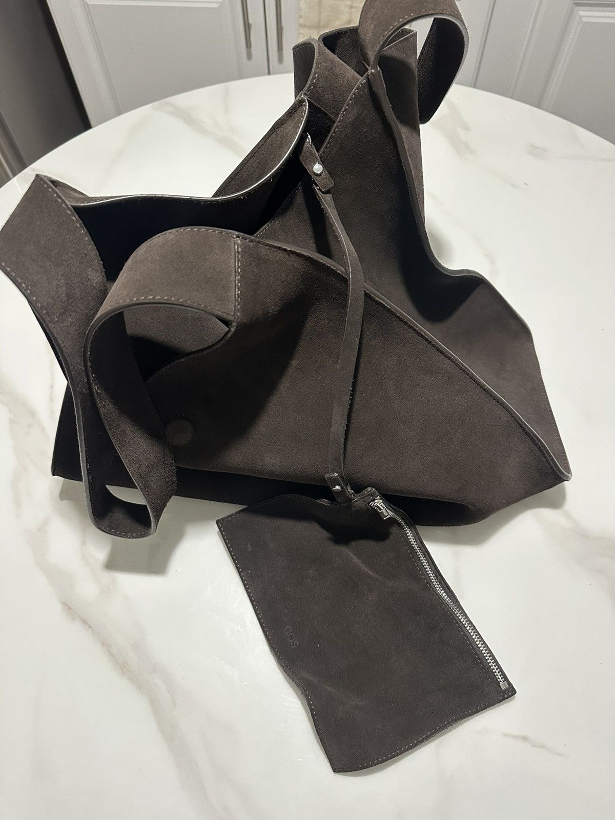 Cos COS ALCOVE TOTE SUEDE BAG Size ONE SIZE - 9 Thumbnail