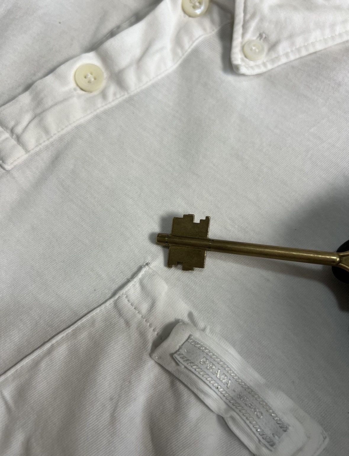 Prada 😍Prada T-shirt Basic White New Collection Mini Logo Size US L / EU 52-54 / 3 - 16 Thumbnail