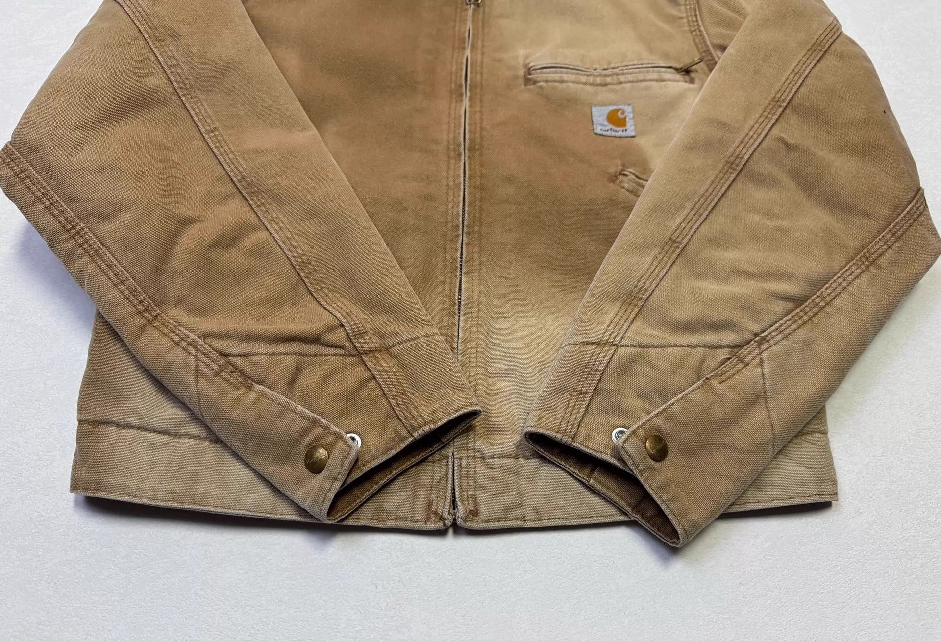Carhartt Carhartt RNJ001 S Brown Detroit Jacket Interstellar Size US S / EU 44-46 / 1 - 3 Thumbnail