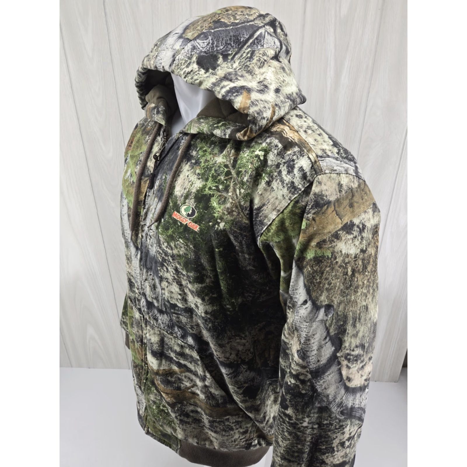 Vintage Mossy Oak Insulated Camo Jacket Green Full Zip Hooded Large Hunting Men L Zip Mos... Size US L / EU 52-54 / 3 - 4 Thumbnail