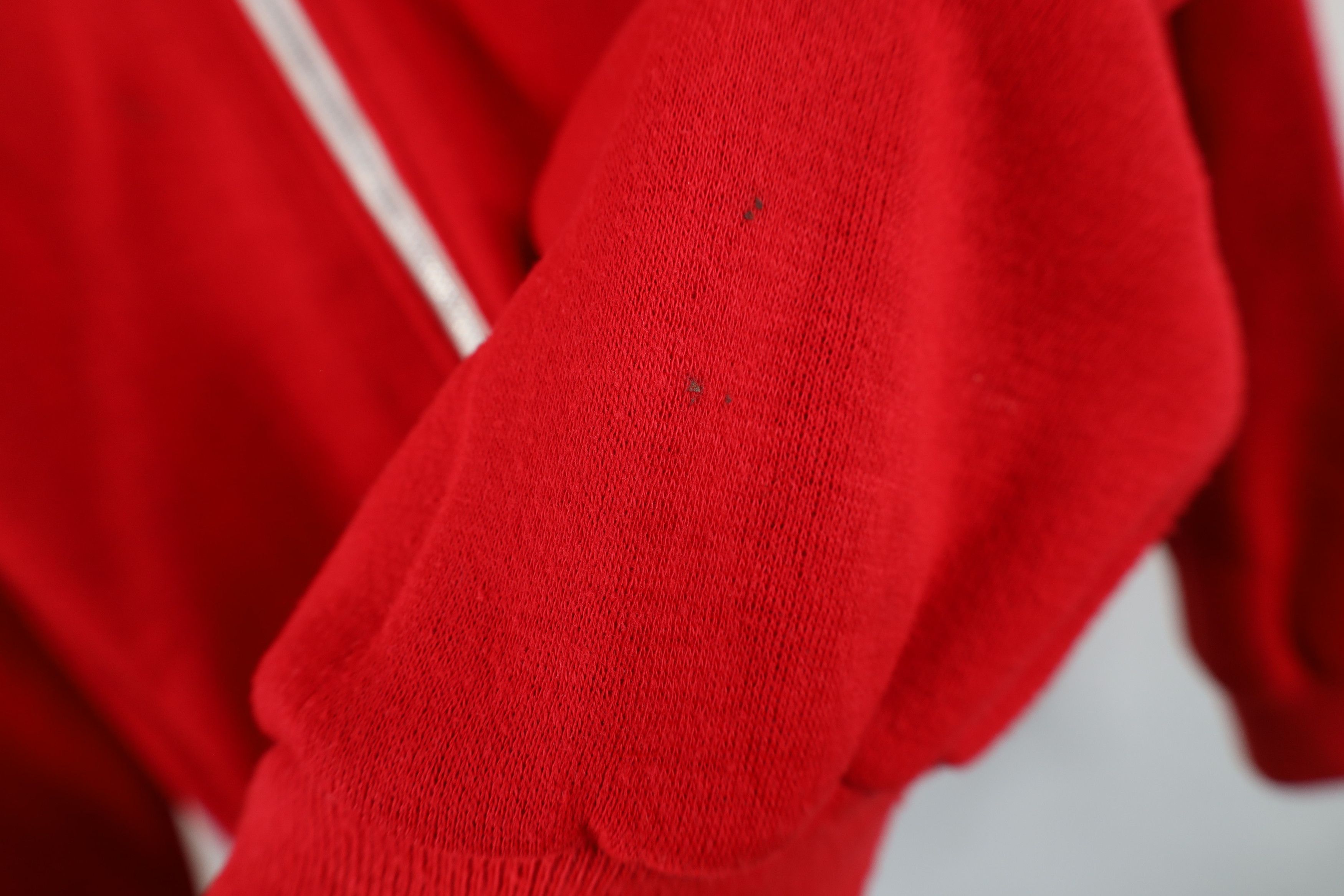 Vintage Vintage 60s Streetwear Striped Knit Warm Up Track Jacket USA Size US XL / EU 56 / 4 - 5 Thumbnail