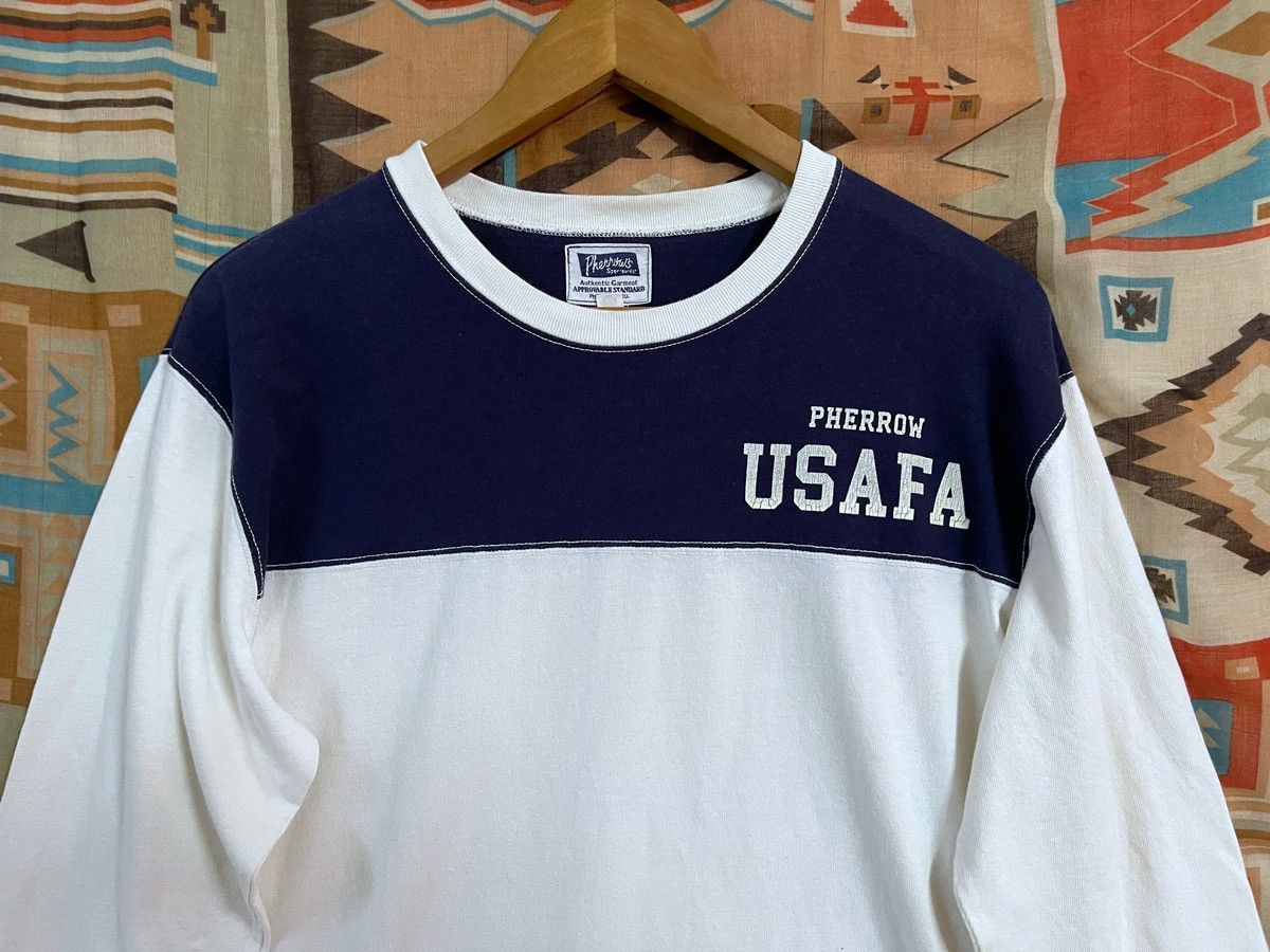 Buzz Rickson's × Japanese Brand × Pherrow's Vintage Pherrows Shirt Raglan XL fit L US Air Force McCoy’s Size US XL / EU 56 / 4 - 2 Thumbnail