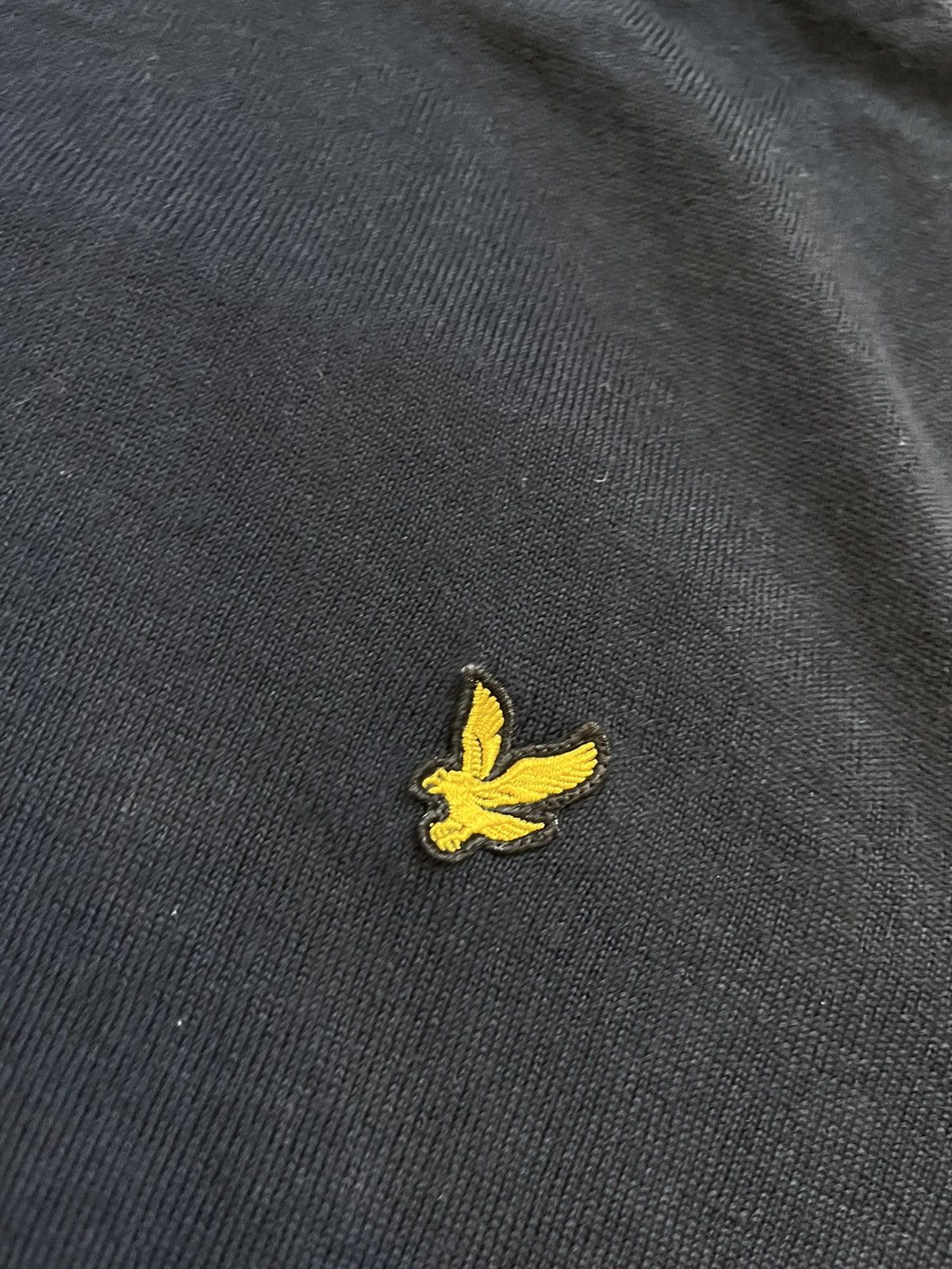 Lyle & Scott × Vintage Lyle Scott navy sweater cardigan minimalistic logo Size US XL / EU 56 / 4 - 6 Thumbnail