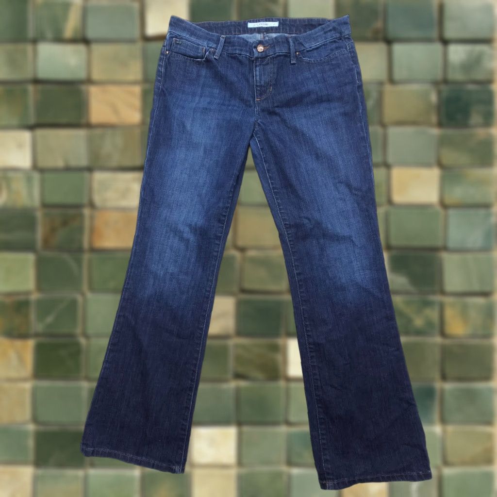 Vintage Joe's Provocateur Jeans Bootcut Low Rise Size 31 Dark Wash Denim Y2K 2000s Boho Size 24" / US 00 / IT 34 - 1 Thumbnail