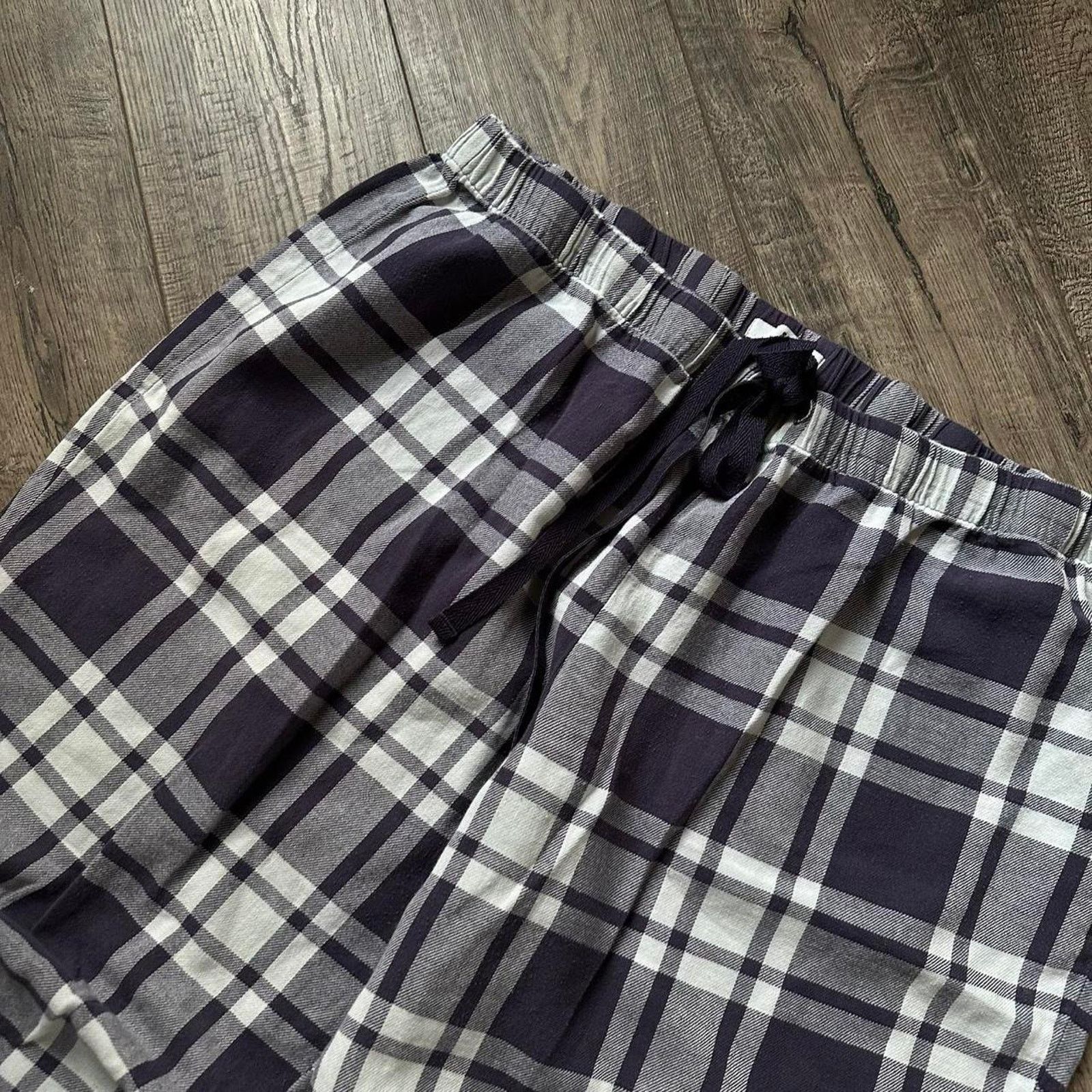 Vintage Vintage Y2K Purple plaid Cotton Baggy Pajama PJ Lounge Pants Size US 34 / EU 50 - 6 Thumbnail