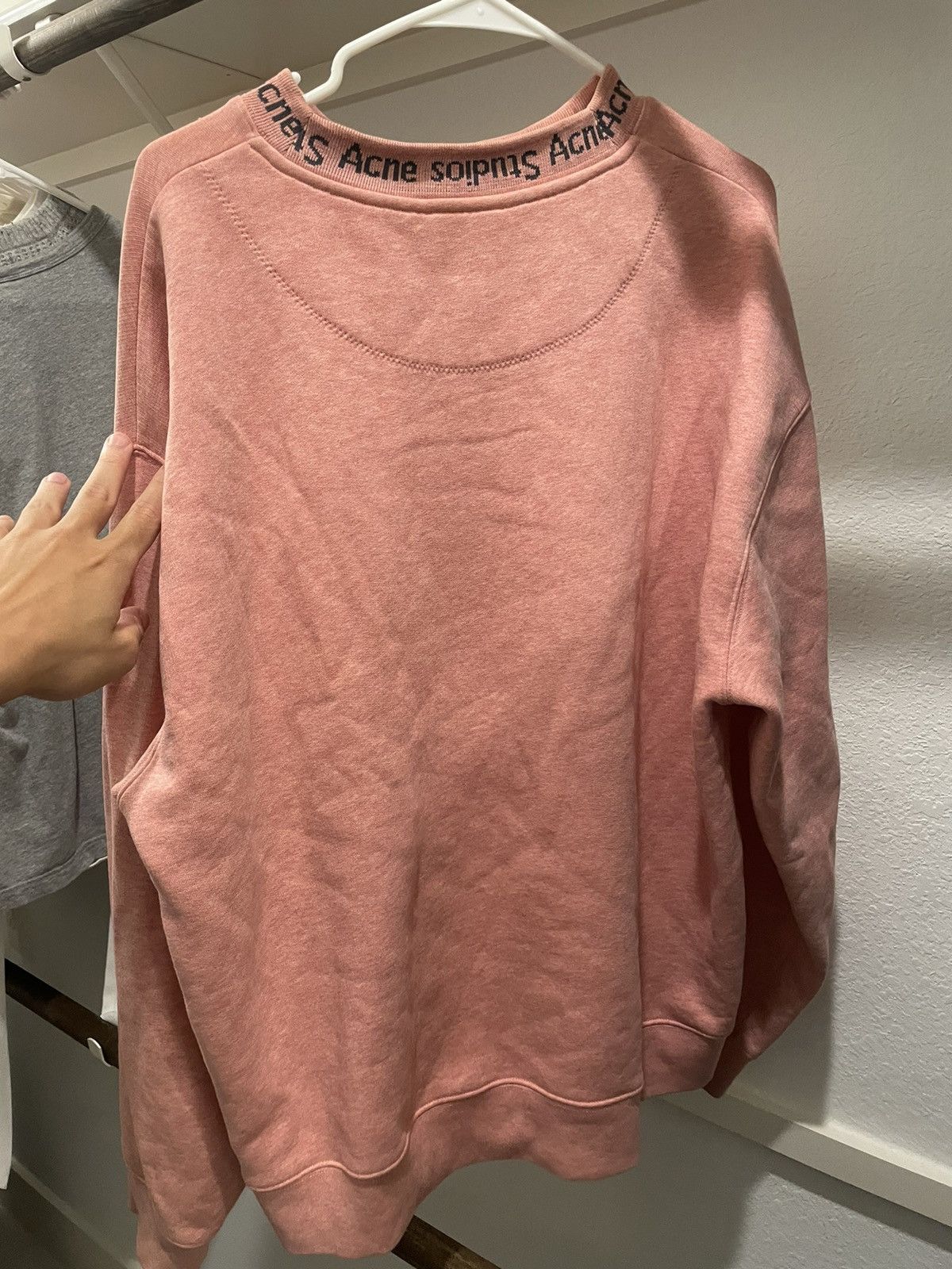 Acne Studios - Logo Neck Crewneck (**Read Description)