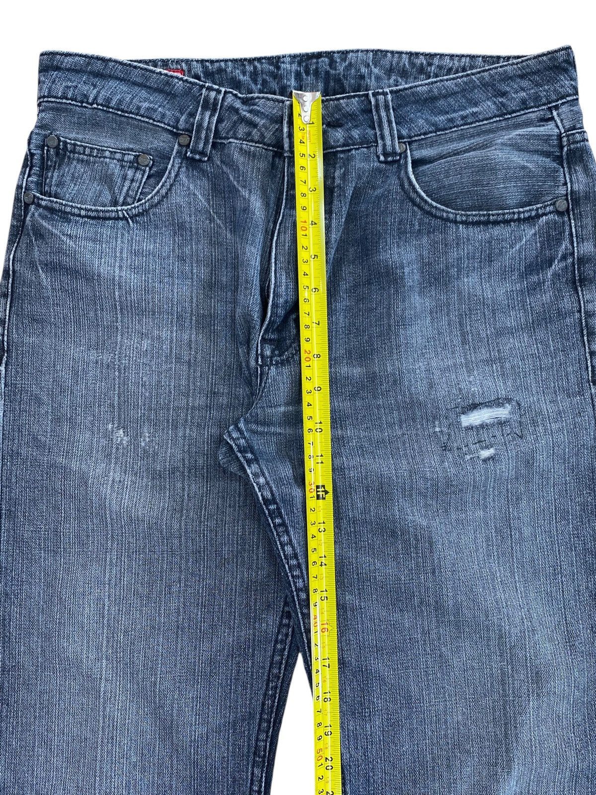 Other Japanese Brand Faded Wash Style Loose Jeans Size US 33 - 10 Thumbnail