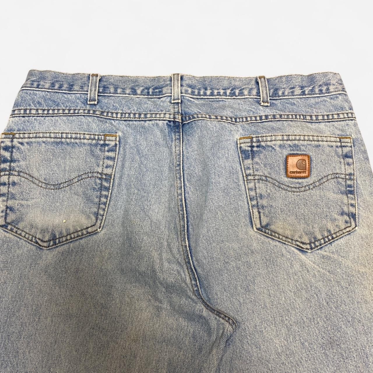 Carhartt Vintage carhartt light washed denim distressed jeans Size US 36 / EU 52 - 8 Thumbnail