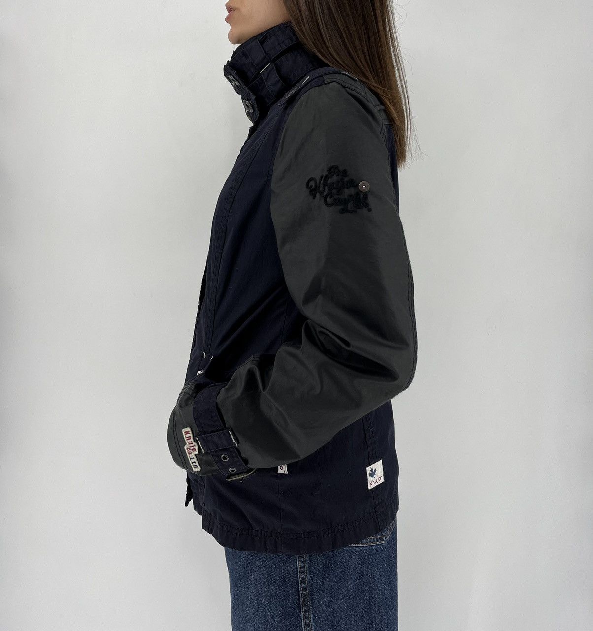 khujo Vintage KHUJO Military Jacket Womens Size L Streetwear Style Size L / US 10 / IT 46 - 6 Thumbnail