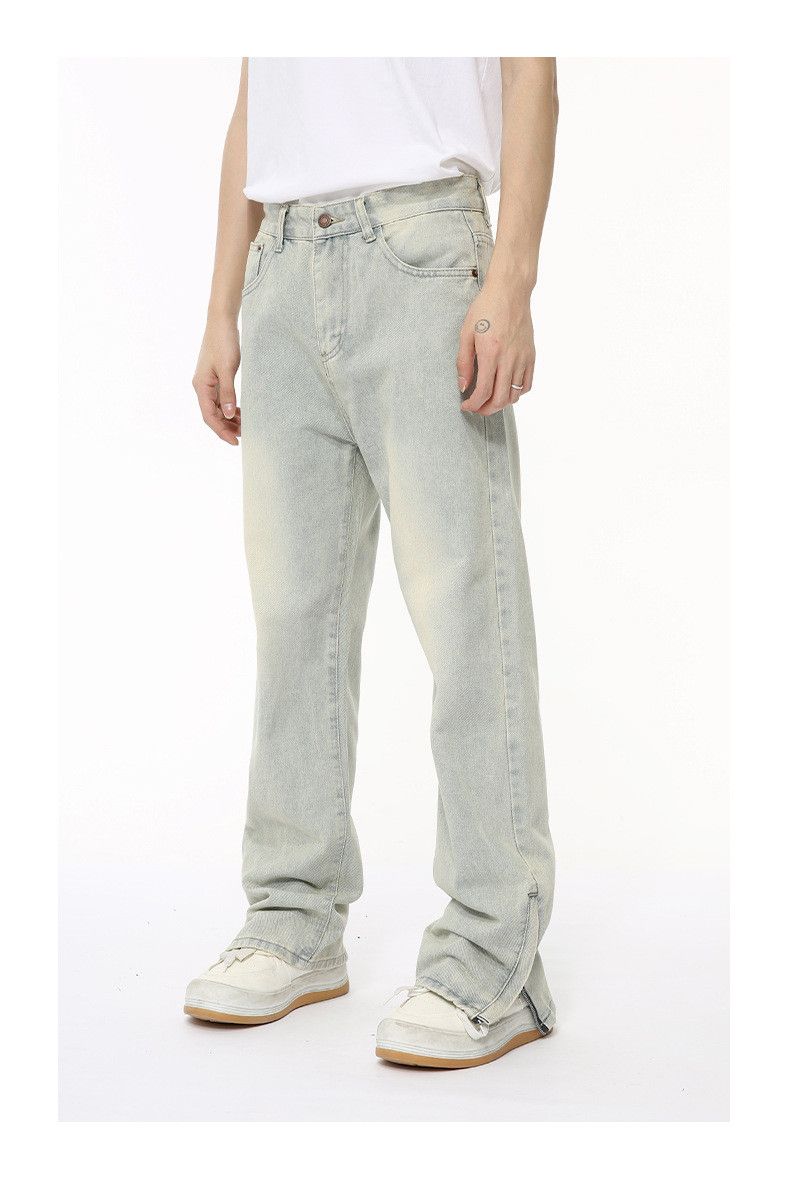 Japanese Brand × Jean High Street Distressed Slit Zipper Jeans Size US 32 / EU 48 - 6 Thumbnail
