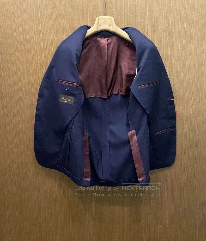 Loro Piana Loro Piana Navy Wool Casual Blazer. Size US XXS / EU 40 - 6 Thumbnail