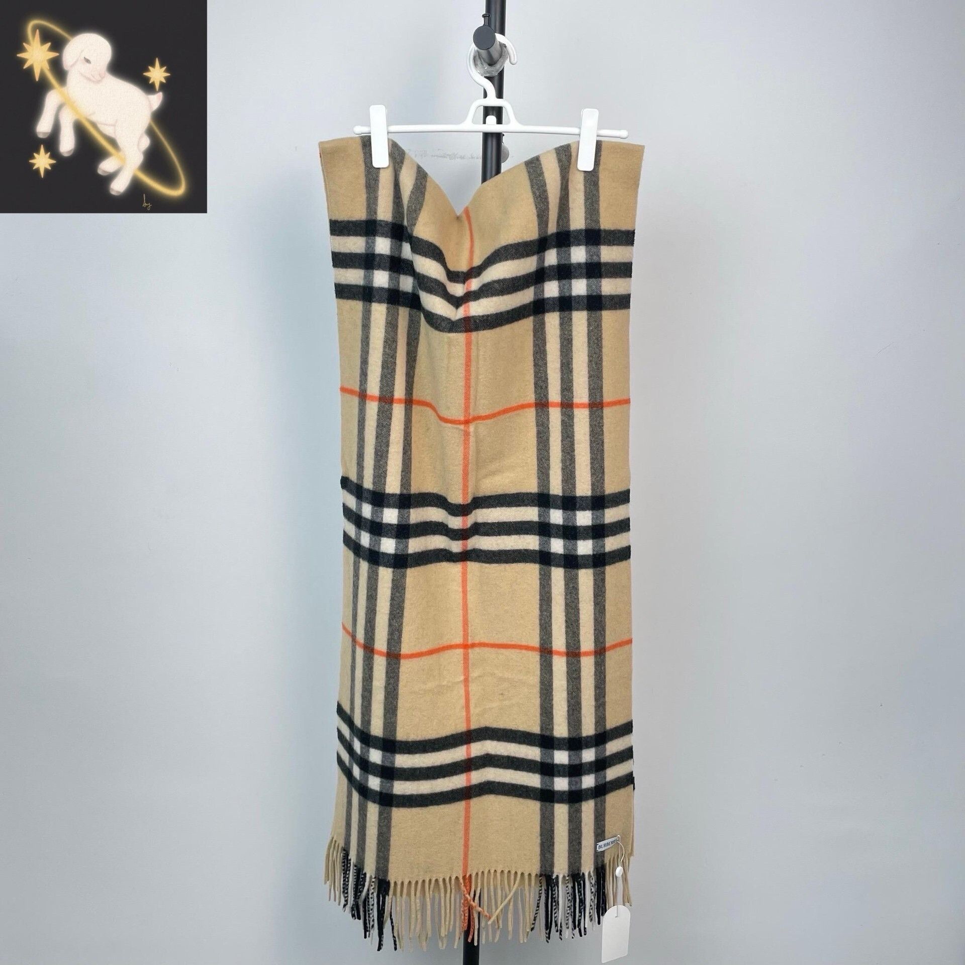 Burberry Burberry Brown Scarf S Men Size ONE SIZE - 1 Thumbnail