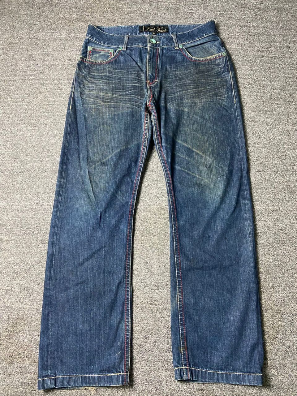 Karl Kani Vintage KARL KANI Since 1989 Denim Jeans (136) Size US 35 - 1 Thumbnail