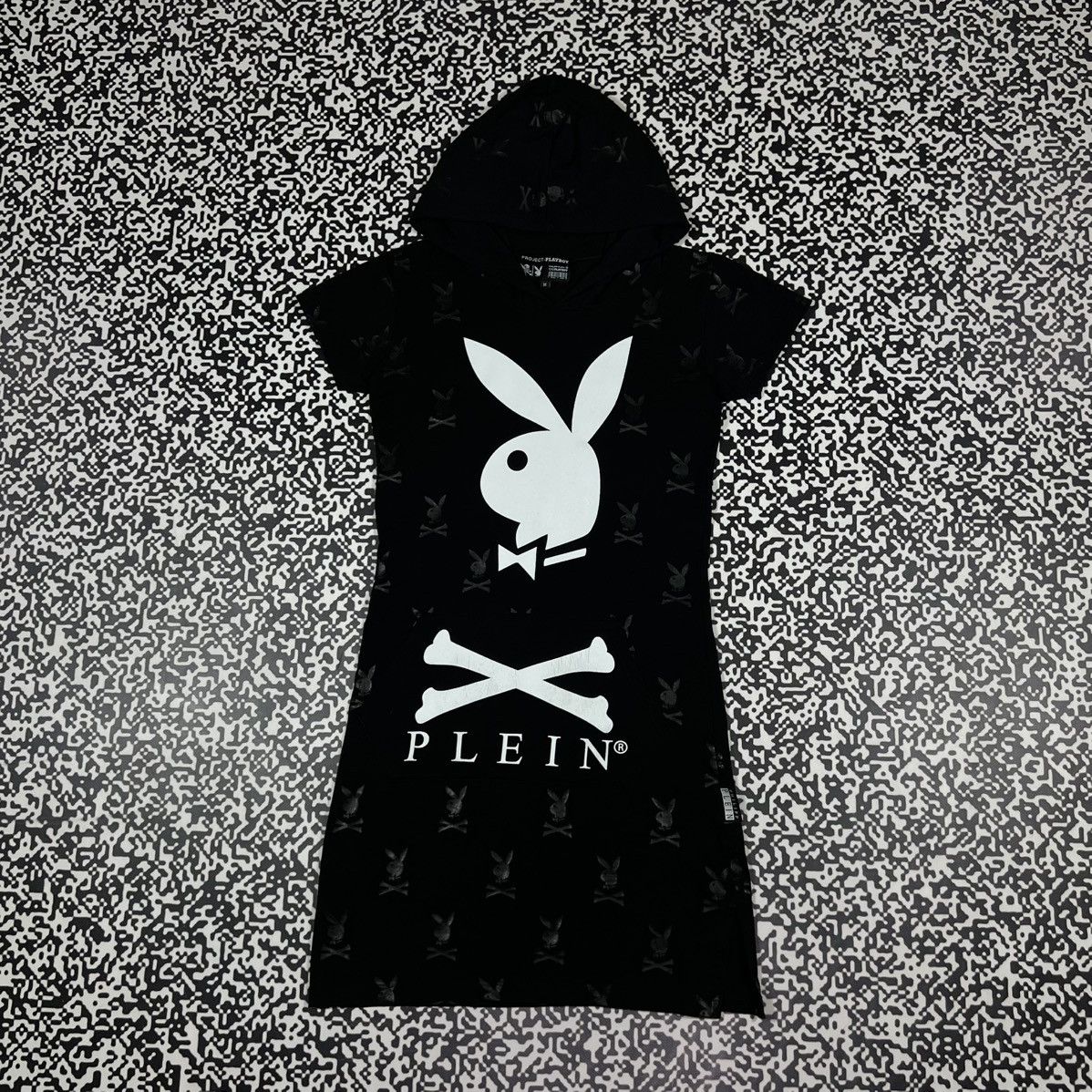 Philipp Plein Vintage Y2K Playboy X Philipp Plein Monogram Mini Dress Size M / US 6-8 / IT 42-44 - 3 Thumbnail